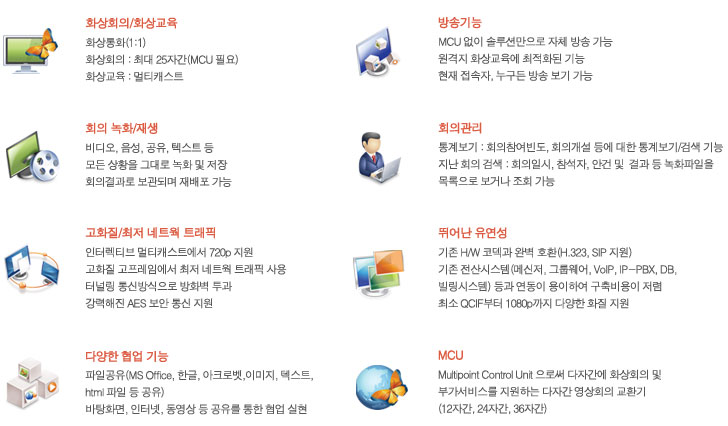 주요장점 및 주요기능