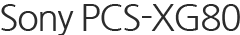 Sony PCS-XG80